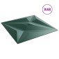 vidaXL Πάνελ τοίχου 48 τμχ. 50 x 50 cm Αστέρι Πράσινο Φελιζόλ XPS
