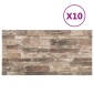 vidaXL Πάνελ τοίχου 10 τμχ. 100 x 50 cm Πολύχρωμο Αφρός EPS
