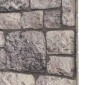 vidaXL Πάνελ τοίχου 10 τμχ. 100 x 50 cm Γκρι και Λευκό Αφρός EPS