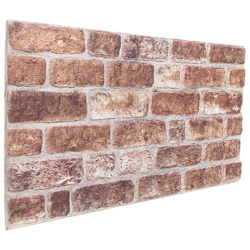 vidaXL Πάνελ τοίχου 10 τμχ. 100 x 50 cm Καφέ Αφρός EPS