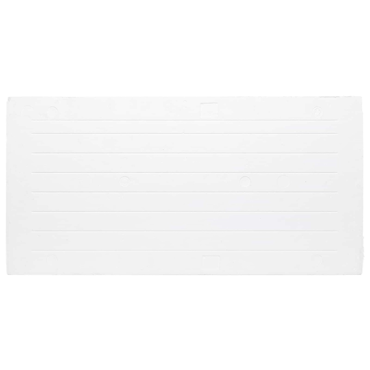 vidaXL Πάνελ τοίχου 10 τμχ. 100 x 50 cm Κόκκινο και Λευκό Αφρός EPS