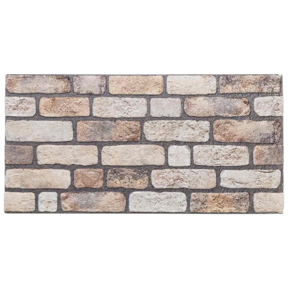 vidaXL Πάνελ τοίχου 10 τμχ. 100 x 50 cm Ανοιχτό καφέ Αφρός EPS