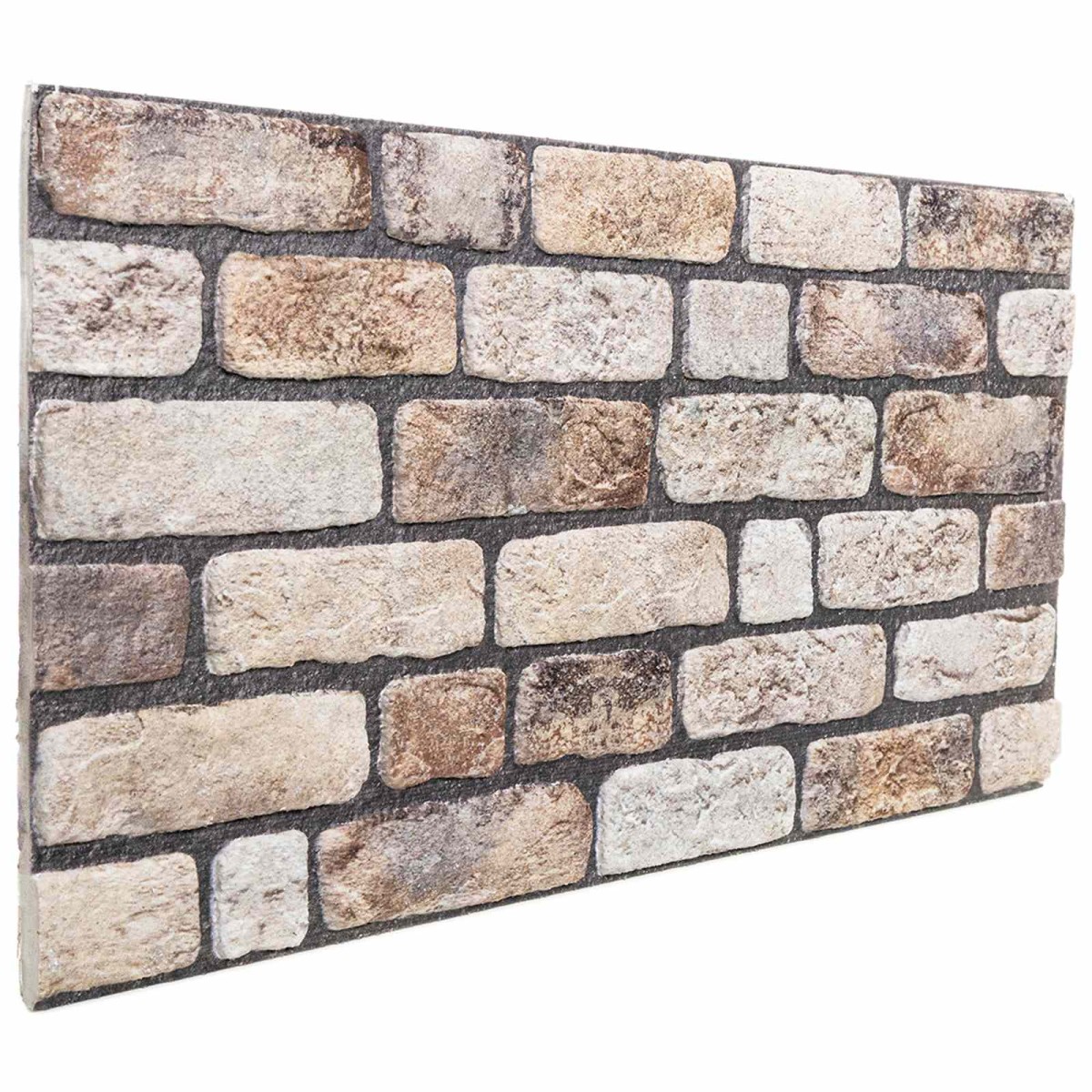 vidaXL Πάνελ τοίχου 10 τμχ. 100 x 50 cm Ανοιχτό καφέ Αφρός EPS