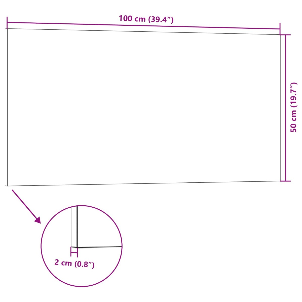 vidaXL Πάνελ τοίχου 10 τμχ. 100 x 50 cm Απαλός Γκρι και Μαύρος