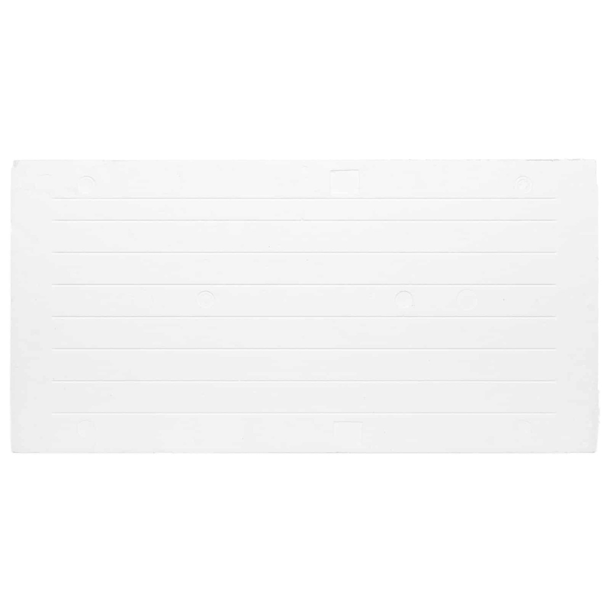 vidaXL Πάνελ τοίχου 10 τμχ. 100 x 50 cm Ανοιχτό Γκρι και Λευκό