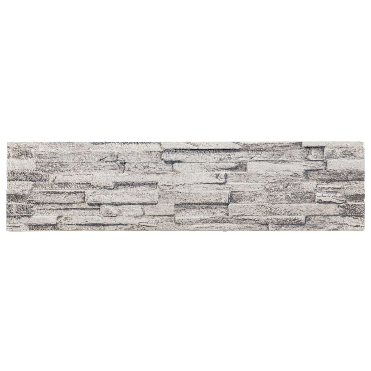 vidaXL Πάνελ τοίχου 10 τμχ. 100 x 25 cm Ανοιχτό γκρι Αφρός EPS