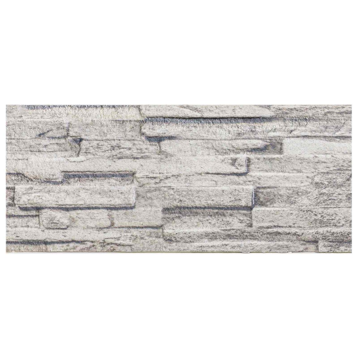 vidaXL Πάνελ τοίχου 10 τμχ. 100 x 25 cm Ανοιχτό γκρι Αφρός EPS