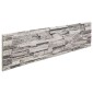 vidaXL Πάνελ τοίχου 10 τμχ. 100 x 25 cm Ανοιχτό γκρι Αφρός EPS