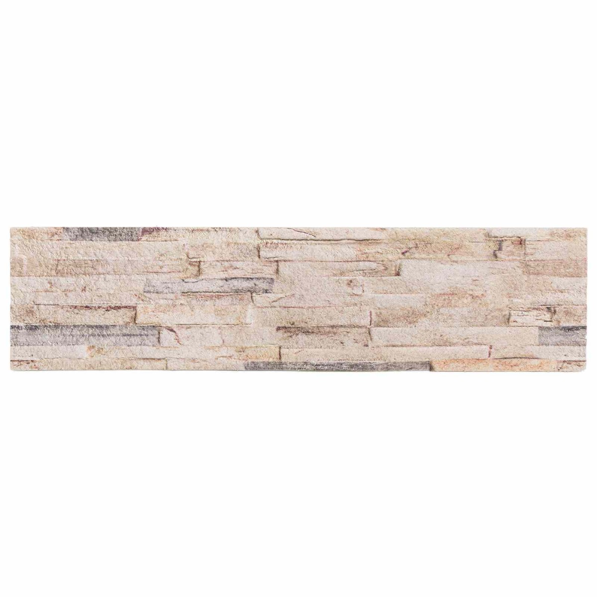 vidaXL Πάνελ τοίχου 10 τμχ. 100 x 25 cm Λευκό και κόκκινο Αφρός EPS