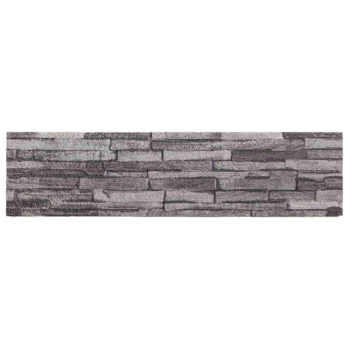 vidaXL Πάνελ τοίχου 10 τμχ. 100 x 25 cm Ανθρακί Αφρός EPS