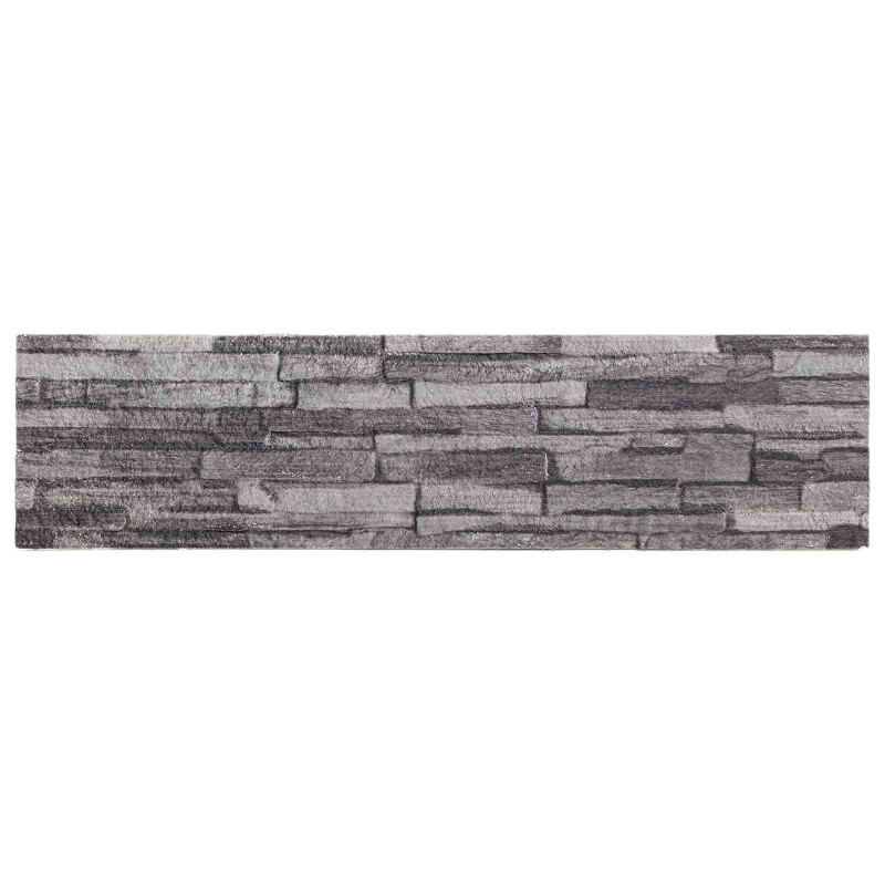 vidaXL Πάνελ τοίχου 10 τμχ. 100 x 25 cm Ανθρακί Αφρός EPS