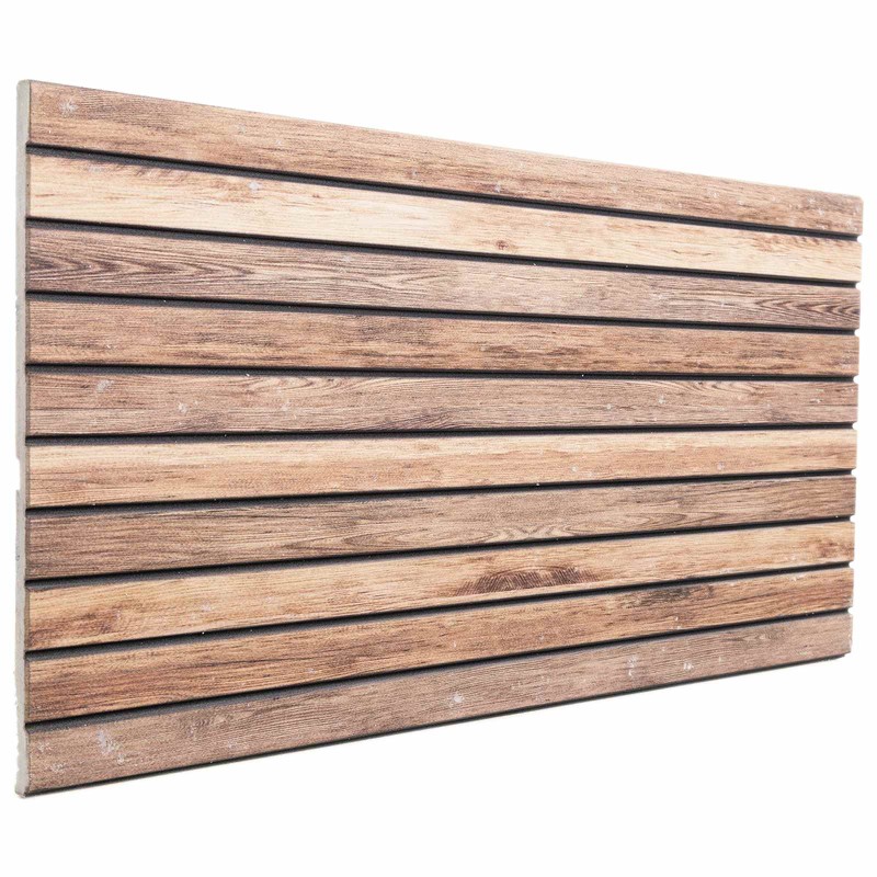 vidaXL Πάνελ τοίχου 5 τμχ. 100 x 50 cm Ανοιχτό καφέ Αφρός EPS