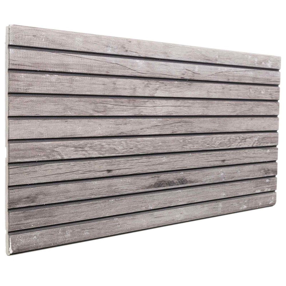 vidaXL Πάνελ τοίχου 5 τμχ. 100 x 50 cm Γκρι Αφρός EPS
