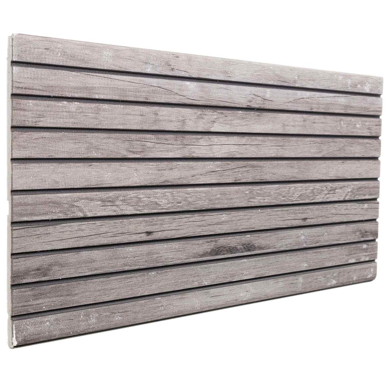 vidaXL Πάνελ τοίχου 5 τμχ. 100 x 50 cm Γκρι Αφρός EPS