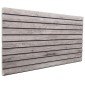 vidaXL Πάνελ τοίχου 5 τμχ. 100 x 50 cm Γκρι Αφρός EPS