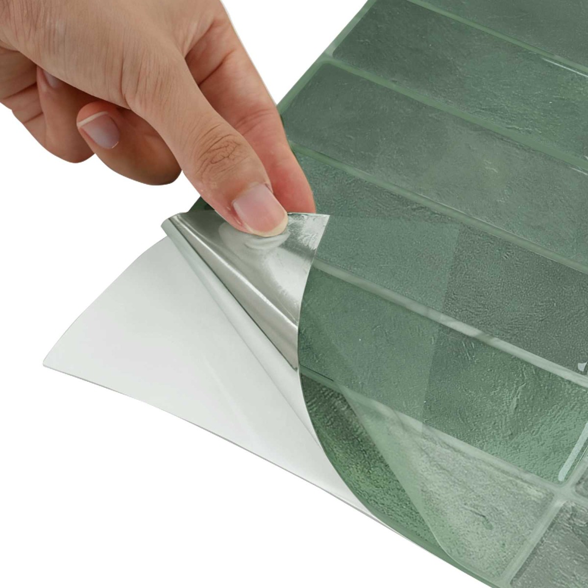 vidaXL Ορθογώνιο Πλακάκι 10 τεμ. Σκούρο Πράσινο 29 x 23 x 0,08 εκ