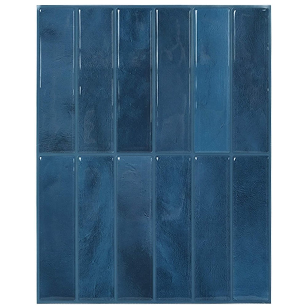 vidaXL Ορθογώνιο Πλακάκι 10 τεμ. Μπλε 29 x 23 x 0,08 εκ