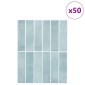 vidaXL Ορθογώνιο Πλακάκι 50 τεμ. Γκρι Πράσινο 29 x 23 x 0,08 εκ