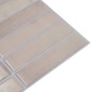 vidaXL Ορθογώνιο Πλακάκι 10 τεμ. Καφές Μπεζ 29 x 23 x 0,08 εκ