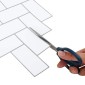 vidaXL Πλακάκι ψαροκόκαλο 10 τεμ. Λευκό Γκρι 30 x 30 cm