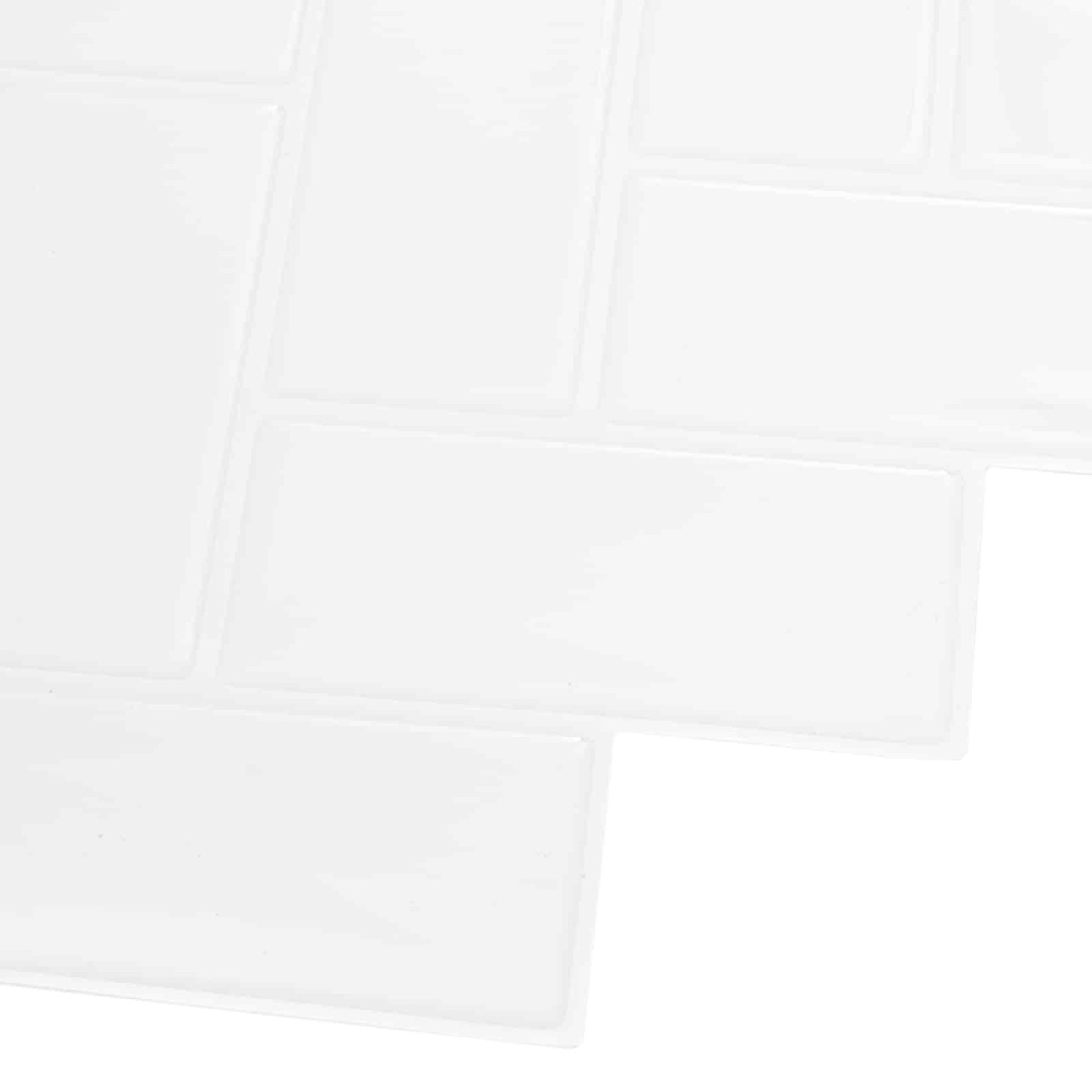 vidaXL Πλακάκι ψαροκόκαλο 10 τεμ. Λευκό 30 x 30 cm