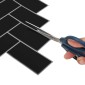 vidaXL Πλακάκι ψαροκόκαλο 10 τεμ. Μαύρο 30 x 30 cm