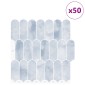vidaXL Πλακάκι Φτερού 50 τεμ. Γαλάζιο 30 x 30 cm Πολυουρεθάνη και PET