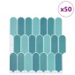 vidaXL Πλακάκι Φτερού 50 τεμ. Μπλε 30 x 30 cm Πολυουρεθάνη και PET
