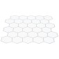 vidaXL Εξάγωνο Πλακάκι 20 τεμ. Λευκό Γκρι 30 x 30 cm