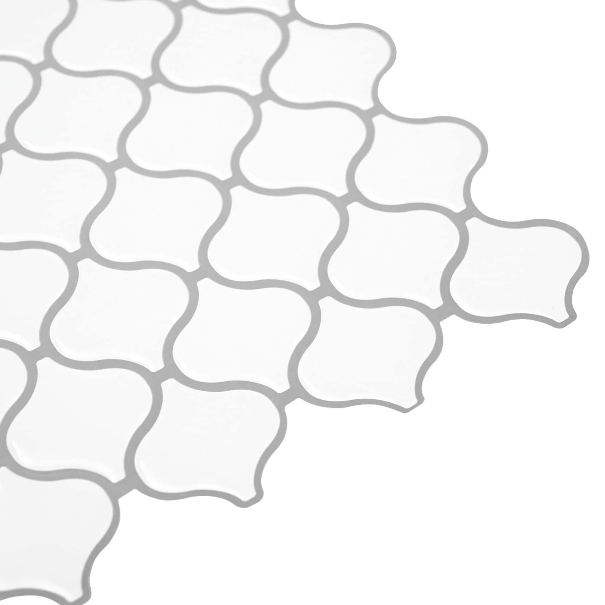 vidaXL Tile Λαμπτήρα 20 τεμ. Λευκό 27 x 27 εκ. Πολυουρεθάνη και PET