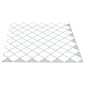 vidaXL Tile Λαμπτήρα 50 τεμ. Λευκό 27 x 27 εκ. Πολυουρεθάνη και PET