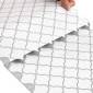 vidaXL Tile Λαμπτήρα 50 τεμ. Λευκό 27 x 27 εκ. Πολυουρεθάνη και PET