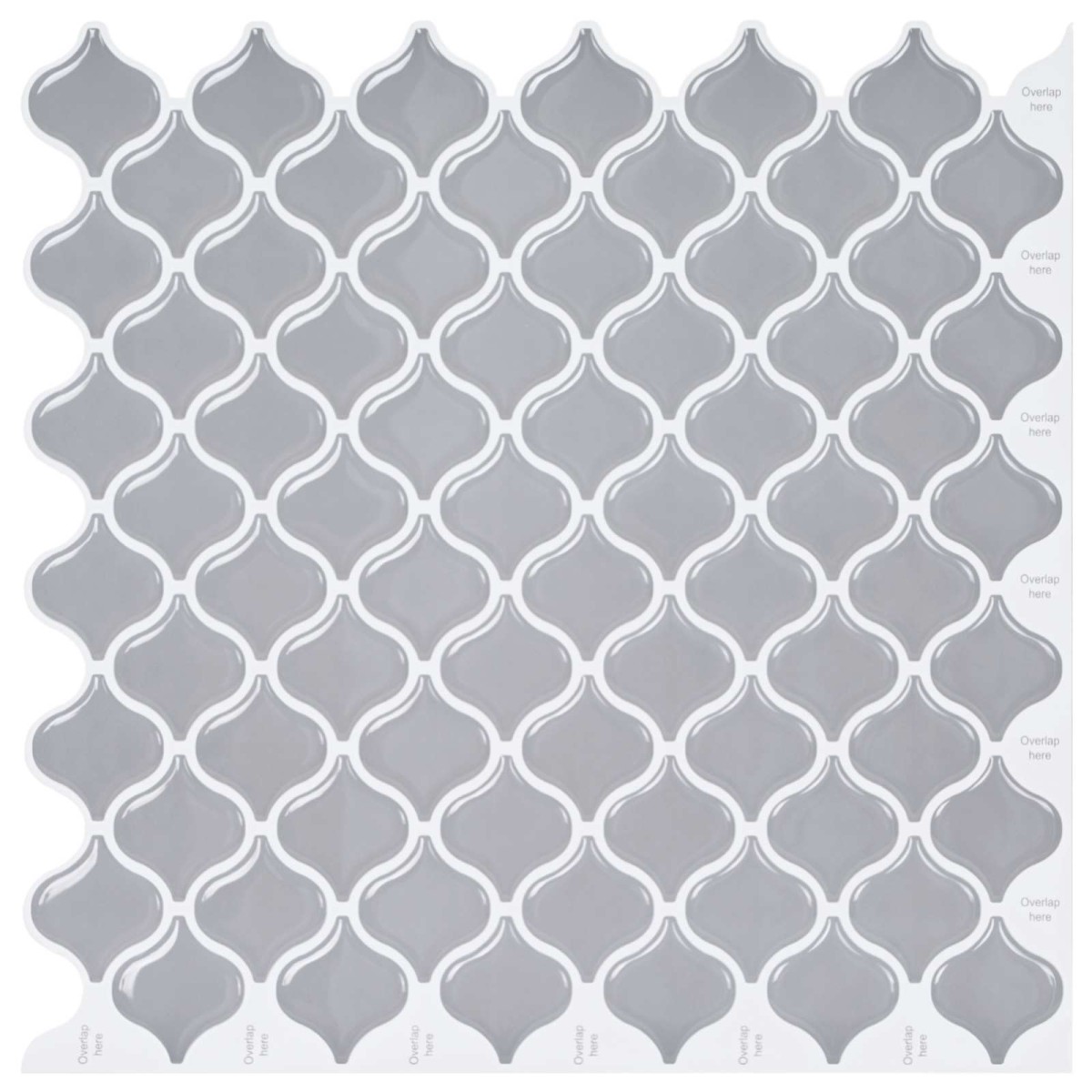 vidaXL Tile Λαμπτήρα 10 τεμ. Γκρι 27 x 27 εκ. Πολυουρεθάνη και PET
