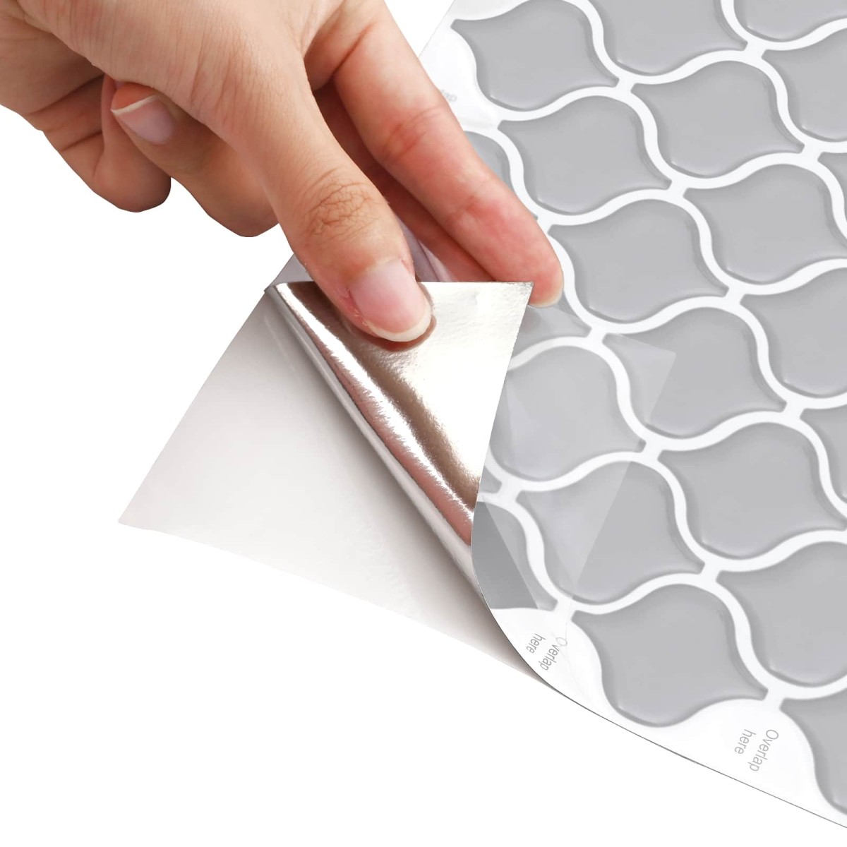 vidaXL Tile Λαμπτήρα 10 τεμ. Γκρι 27 x 27 εκ. Πολυουρεθάνη και PET
