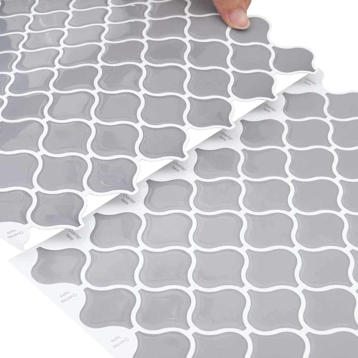vidaXL Tile Λαμπτήρα 20 τεμ. Γκρι 27 x 27 εκ. Πολυουρεθάνη και PET