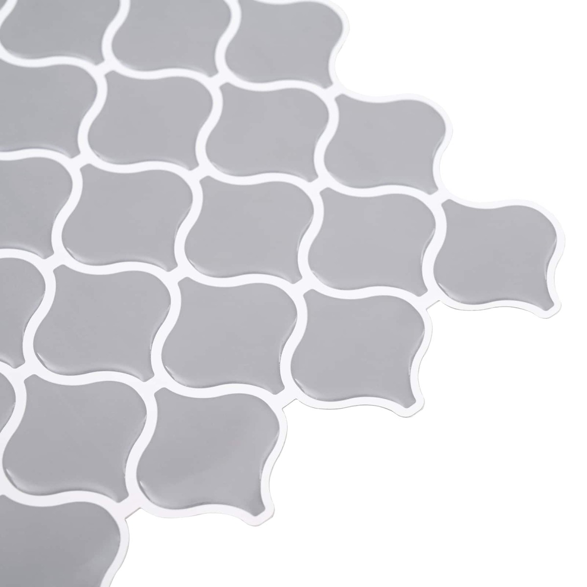 vidaXL Tile Λαμπτήρα 50 τεμ. Γκρι 27 x 27 εκ. Πολυουρεθάνη και PET