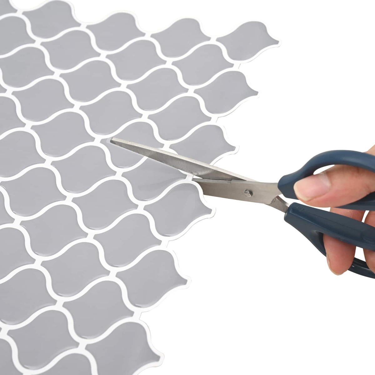 vidaXL Tile Λαμπτήρα 50 τεμ. Γκρι 27 x 27 εκ. Πολυουρεθάνη και PET