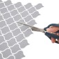 vidaXL Tile Λαμπτήρα 50 τεμ. Γκρι 27 x 27 εκ. Πολυουρεθάνη και PET