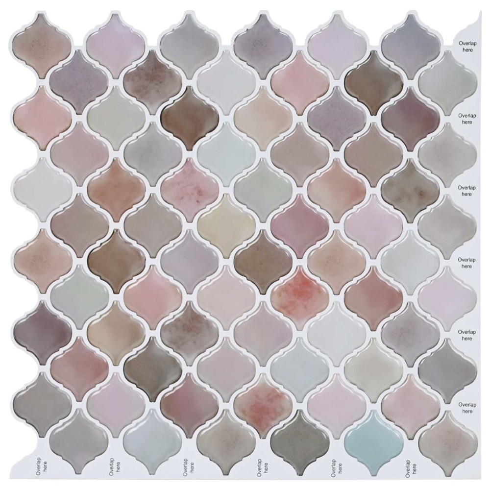 vidaXL Tile Λαμπτήρα 10 τμχ. Μπεζ 27 x 27 εκ. Πολυουρεθάνη και PET