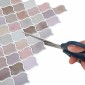 vidaXL Tile Λαμπτήρα 20 τεμ. Μπεζ 27 x 27 εκ. Πολυουρεθάνη και PET