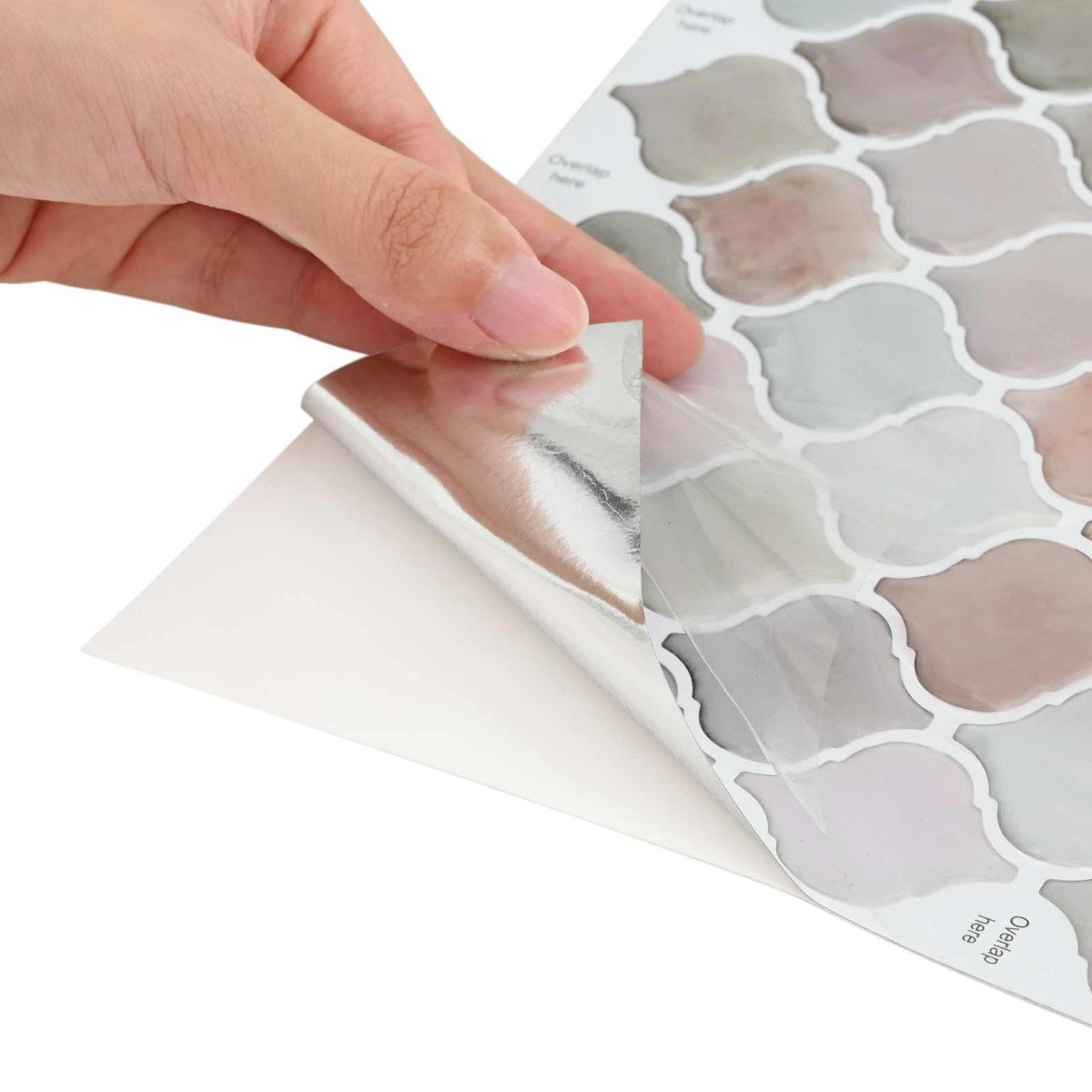 vidaXL Tile Λαμπτήρα 50 τεμ. Μπεζ 27 x 27 εκ. Πολυουρεθάνη και PET
