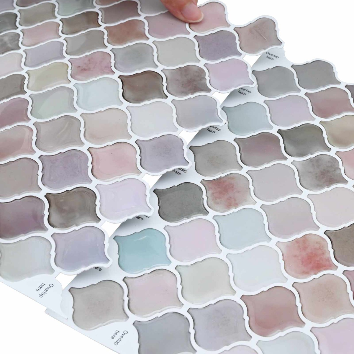 vidaXL Tile Λαμπτήρα 50 τεμ. Μπεζ 27 x 27 εκ. Πολυουρεθάνη και PET