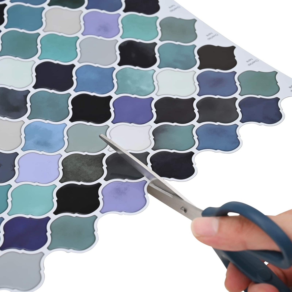vidaXL Tile Λαμπτήρα 20 τεμ. Μπλε Πράσινο 27 x 27 εκ.