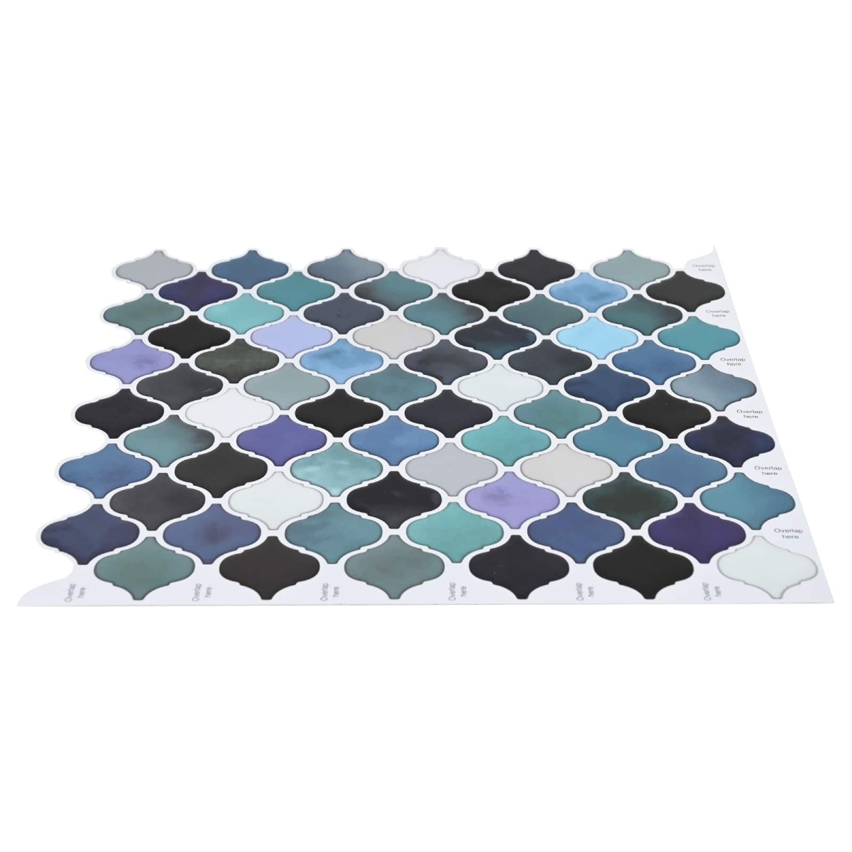 vidaXL Tile Λαμπτήρα 50 τεμ. Μπλε Πράσινο 27 x 27 εκ.