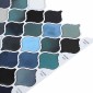 vidaXL Tile Λαμπτήρα 50 τεμ. Μπλε Πράσινο 27 x 27 εκ.