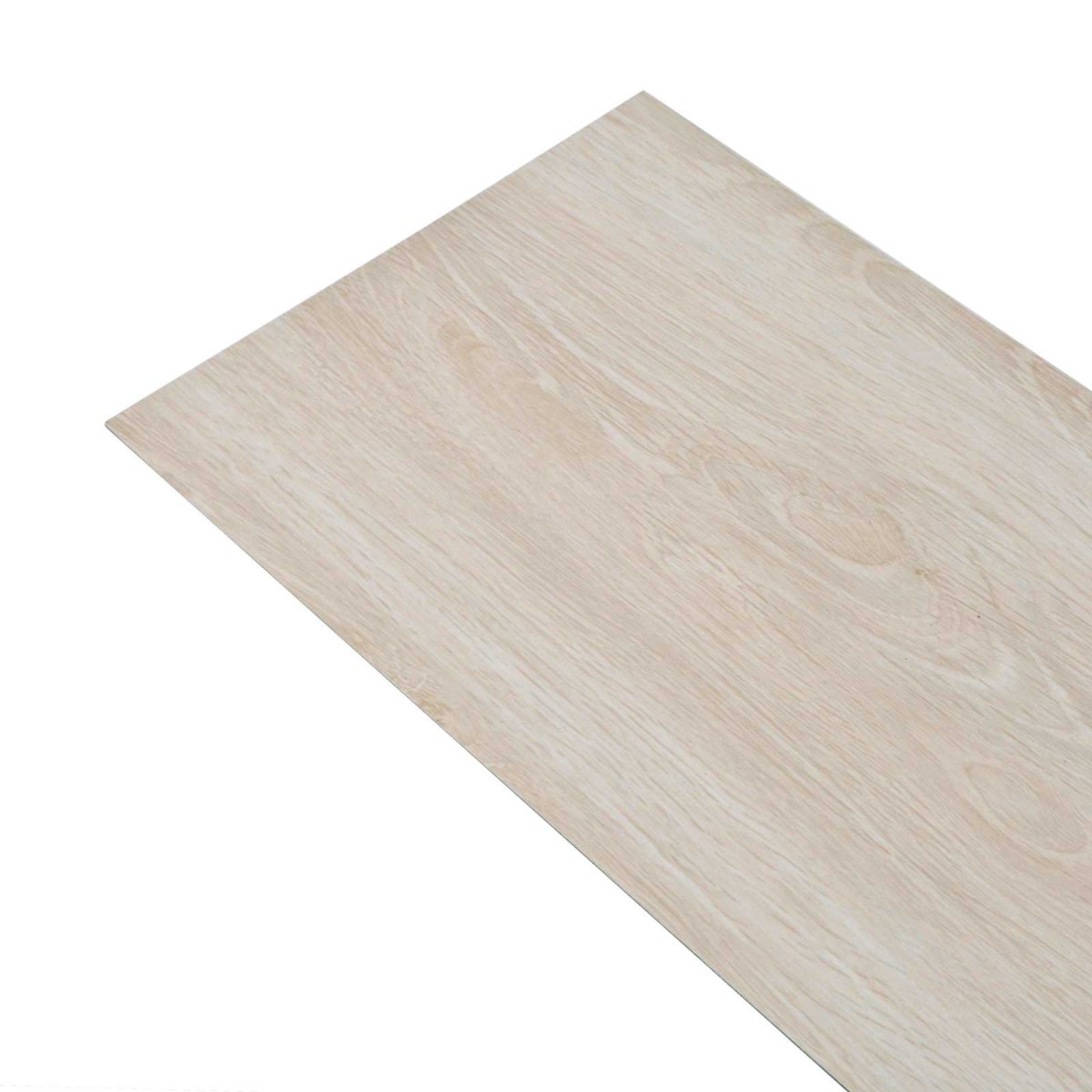 vidaXL Πλάκες Δαπέδου Λευκός 5,26 τ.μ. 18 τμχ. PVC