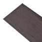vidaXL Πλάκες Δαπέδου Σκούρο Καφέ 5,02 m² 36 τμχ. PVC