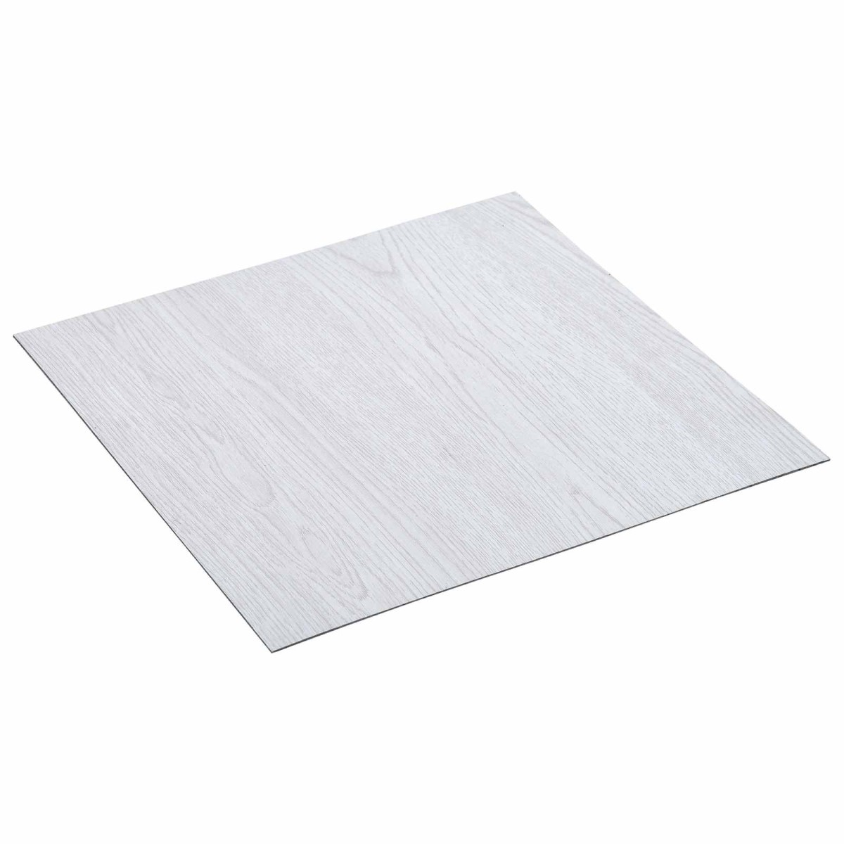 vidaXL Πλάκες Δαπέδου Λευκό ξύλο 5,11 τ.μ. 55 τμχ. PVC