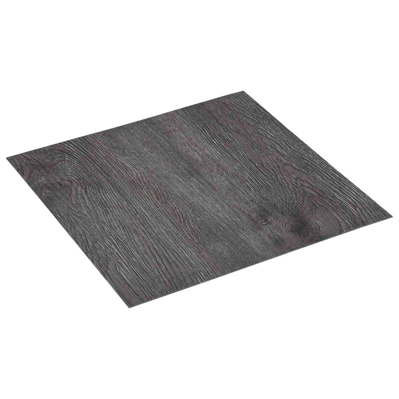 vidaXL Πλάκες Δαπέδου Μαύρο και Γκρι 5,11 τ.μ. 55 τμχ. PVC