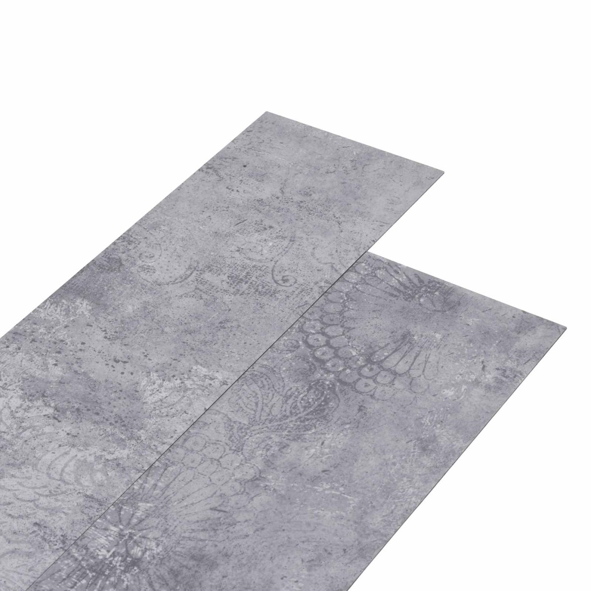 vidaXL Πλάκες Δαπέδου Γκρι Τσιμέντο 5,02 m² 36 τμχ. PVC